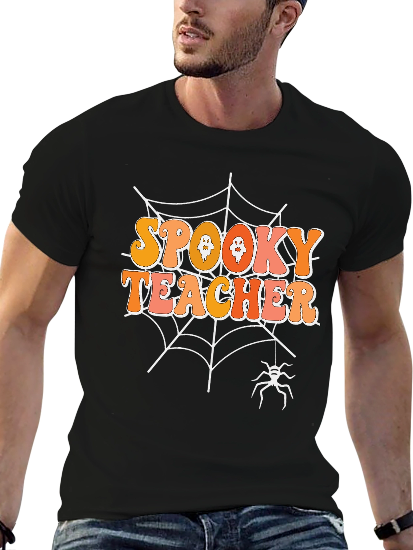 Spooky Teacher Halloween T-Shirt