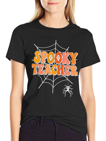 Spooky Teacher Halloween T-Shirt