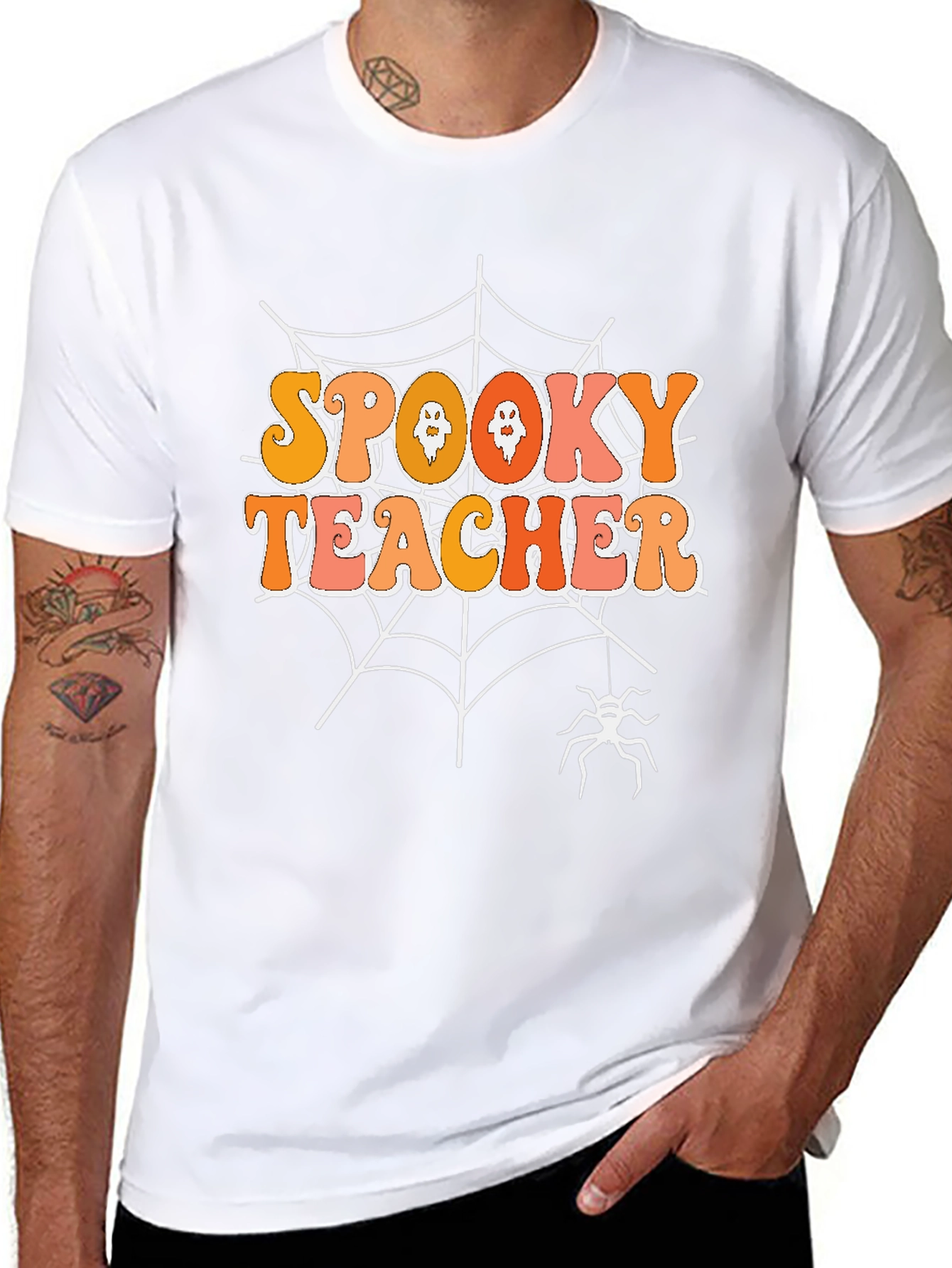 Spooky Teacher Halloween T-Shirt