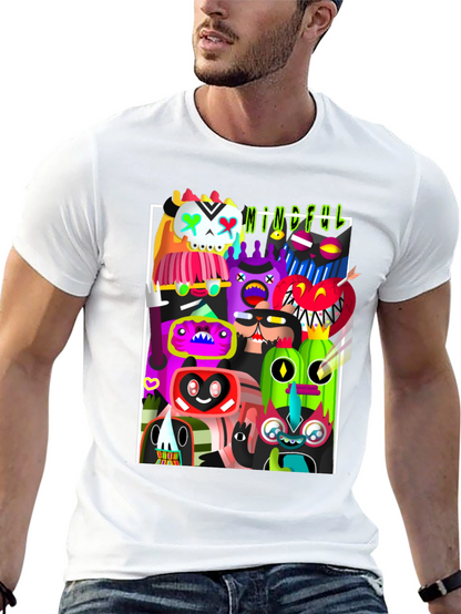 Mindful Monsters Graphic Print T-Shirt