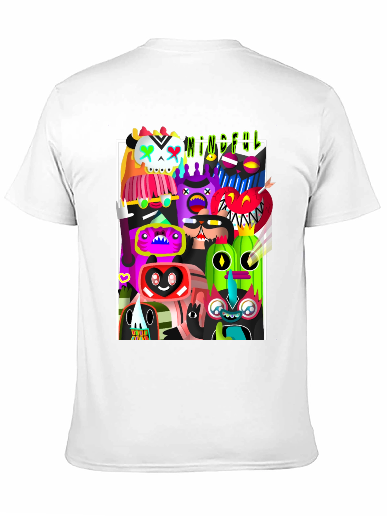 Mindful Monsters Graphic Print T-Shirt