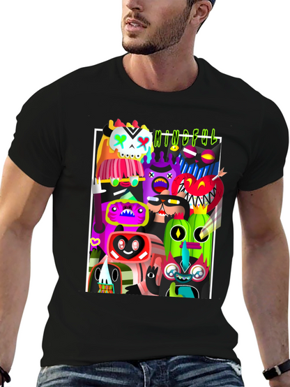 Mindful Monsters Graphic Print T-Shirt