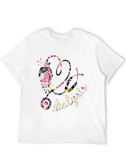 Floral Dialysis Tee - Stylish Medical Support
