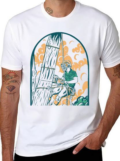 Arborist Tree Climber Graphic Tee
