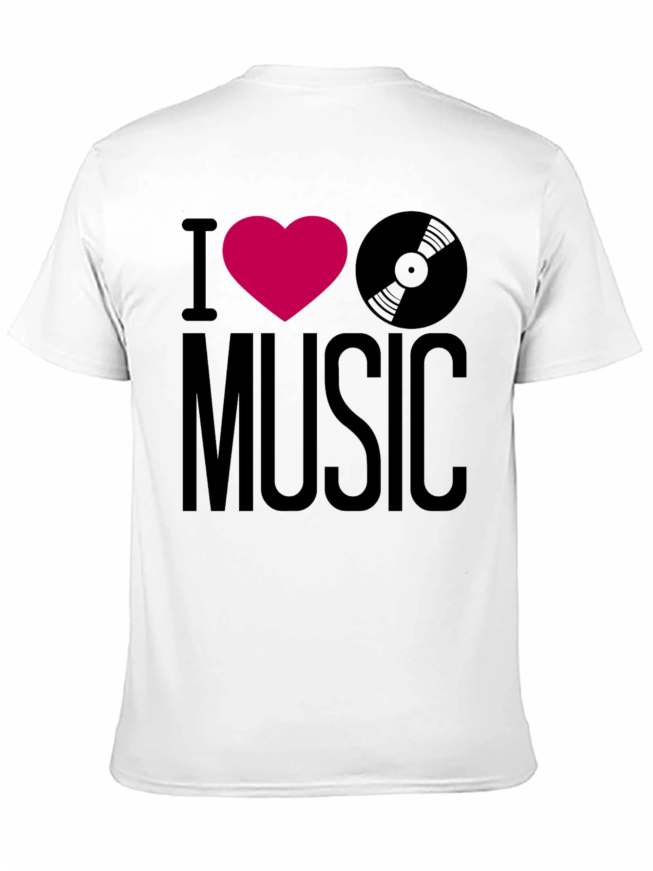I Heart Music Graphic Tee - Black T-Shirt