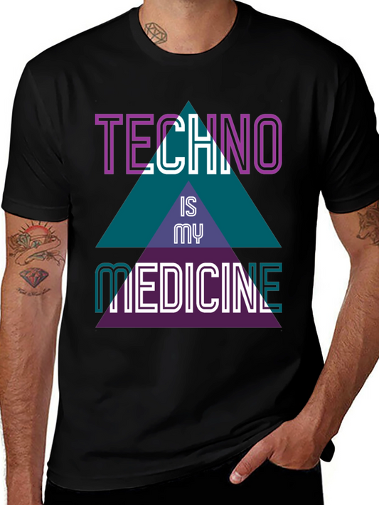Techno is My Medicine Graphic Tee