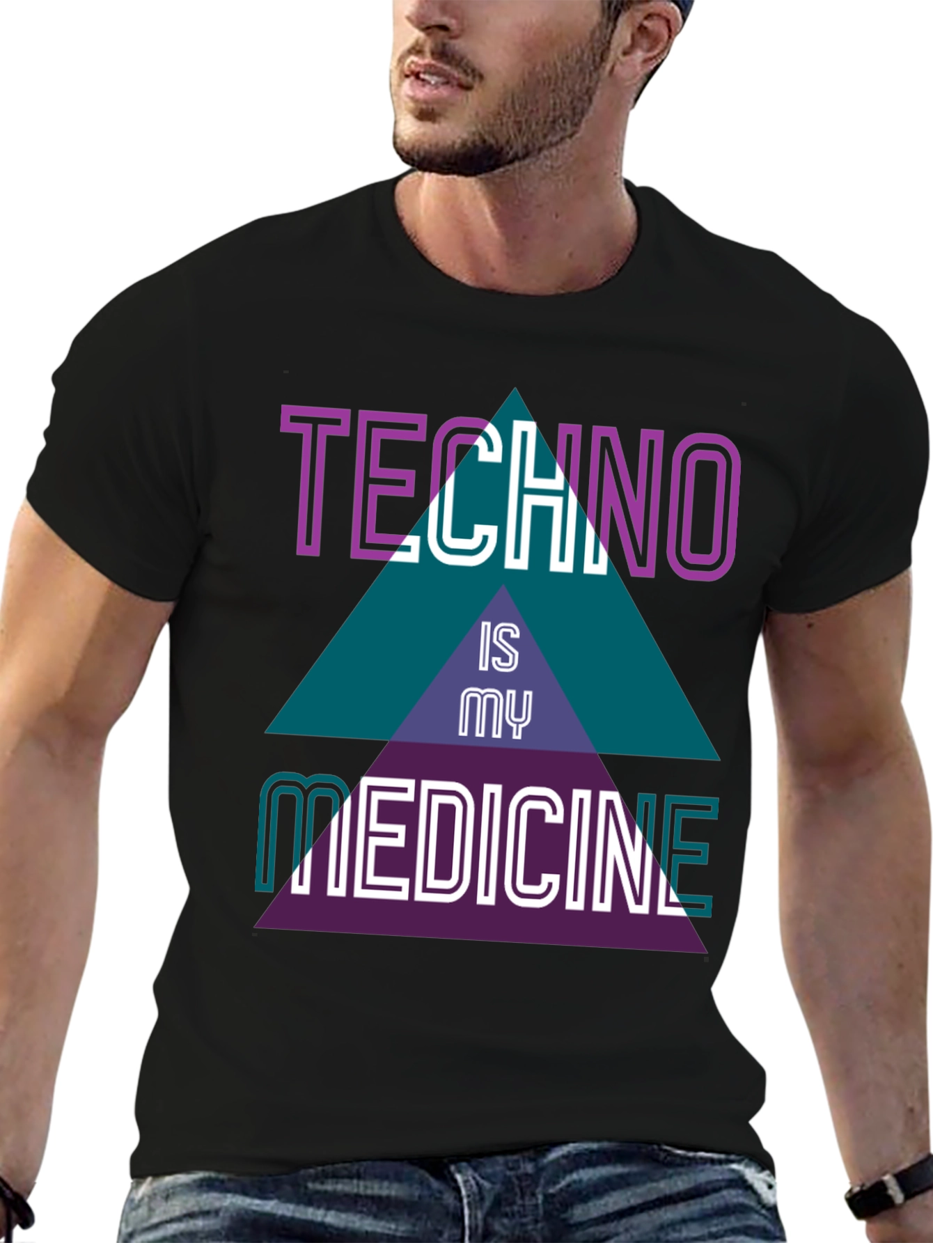 Techno is My Medicine Graphic Tee