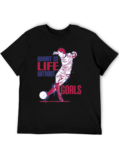 Life Without Goals Soccer Graphic T-Shirt