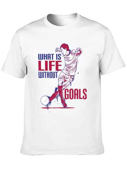 Life Without Goals Soccer Graphic T-Shirt