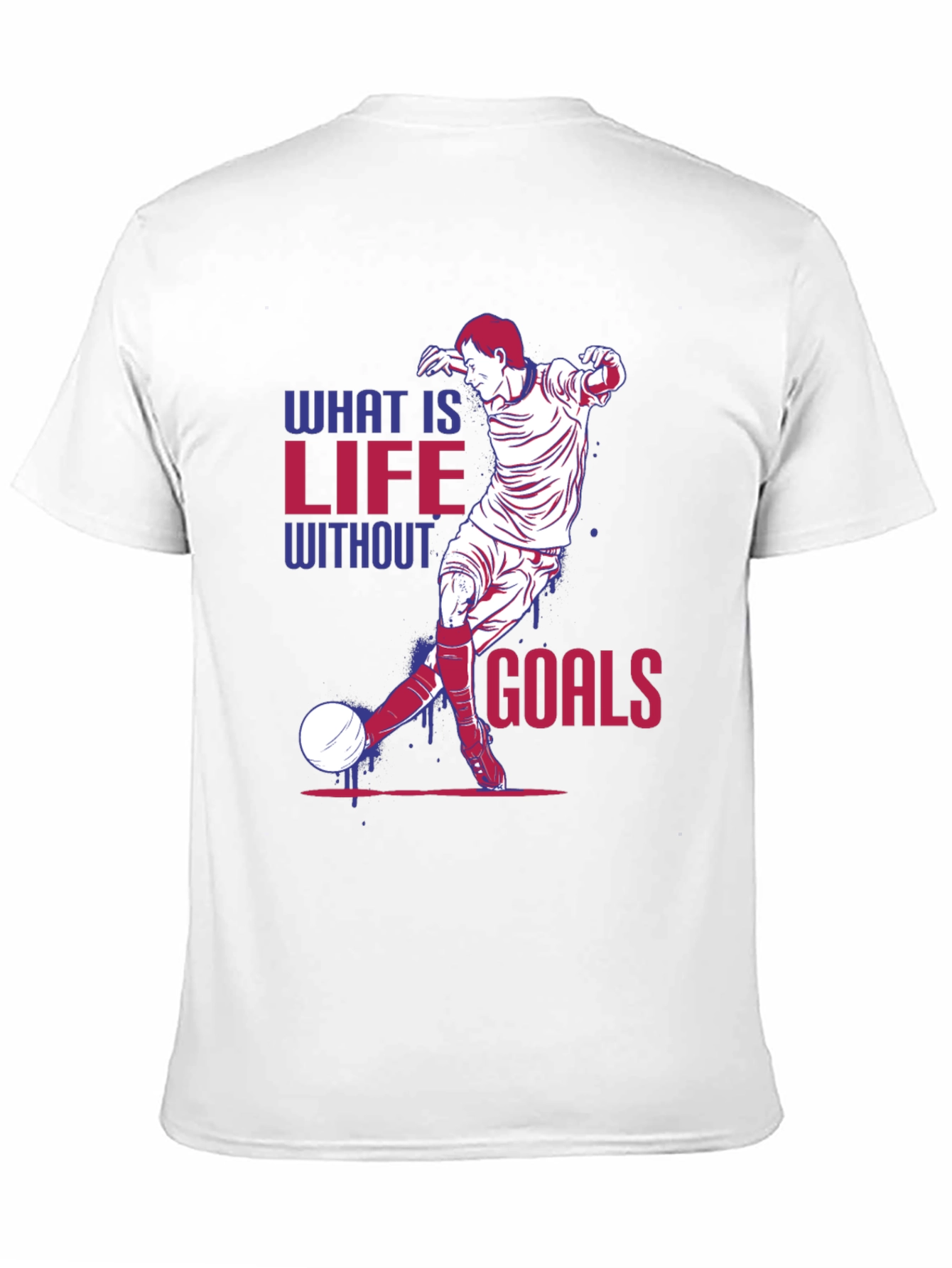 Life Without Goals Soccer Graphic T-Shirt