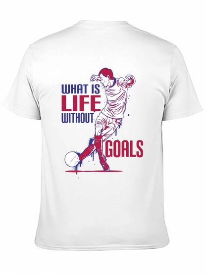 Life Without Goals Soccer Graphic T-Shirt