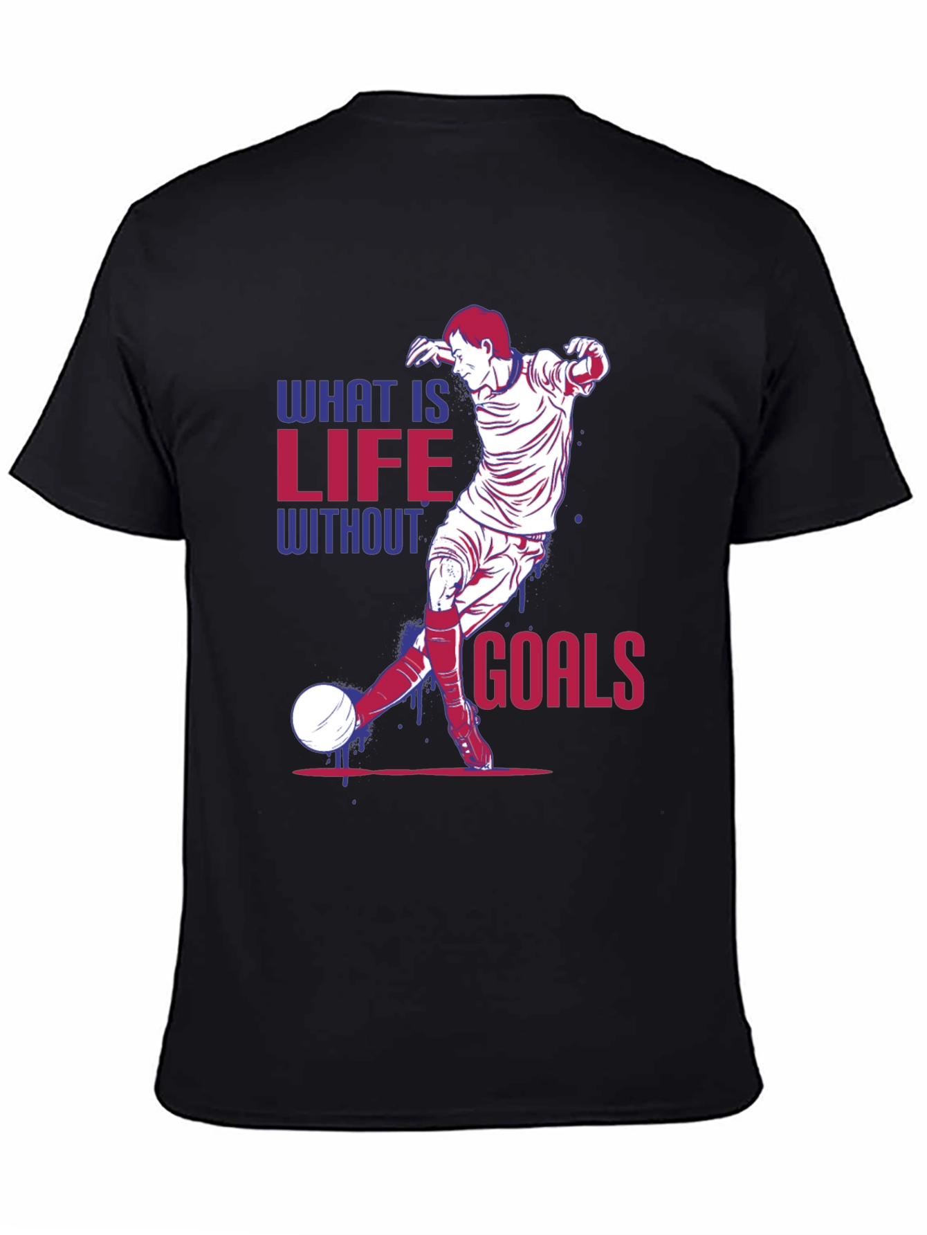 Life Without Goals Soccer Graphic T-Shirt