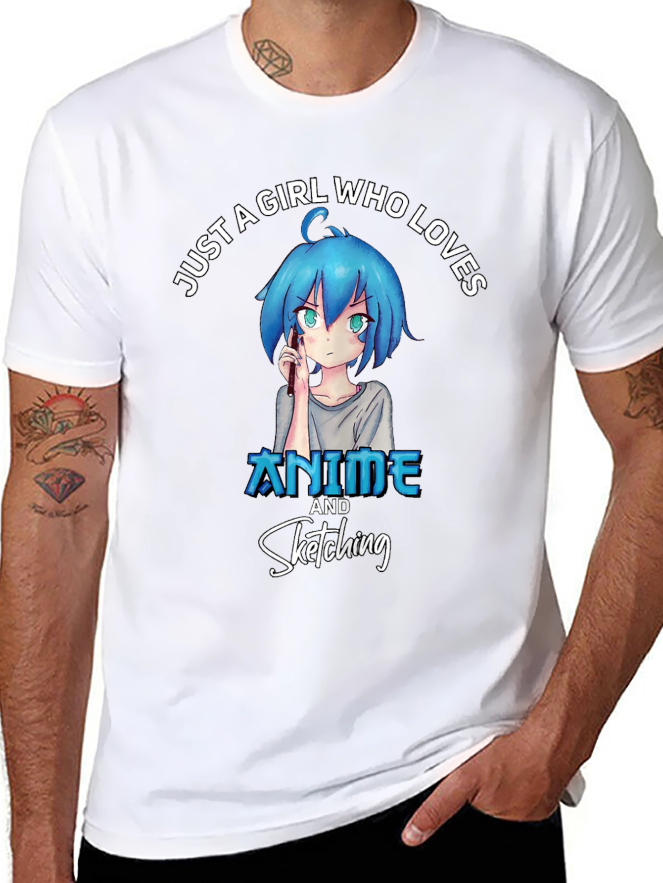 Anime & Sketching Girls T-Shirt