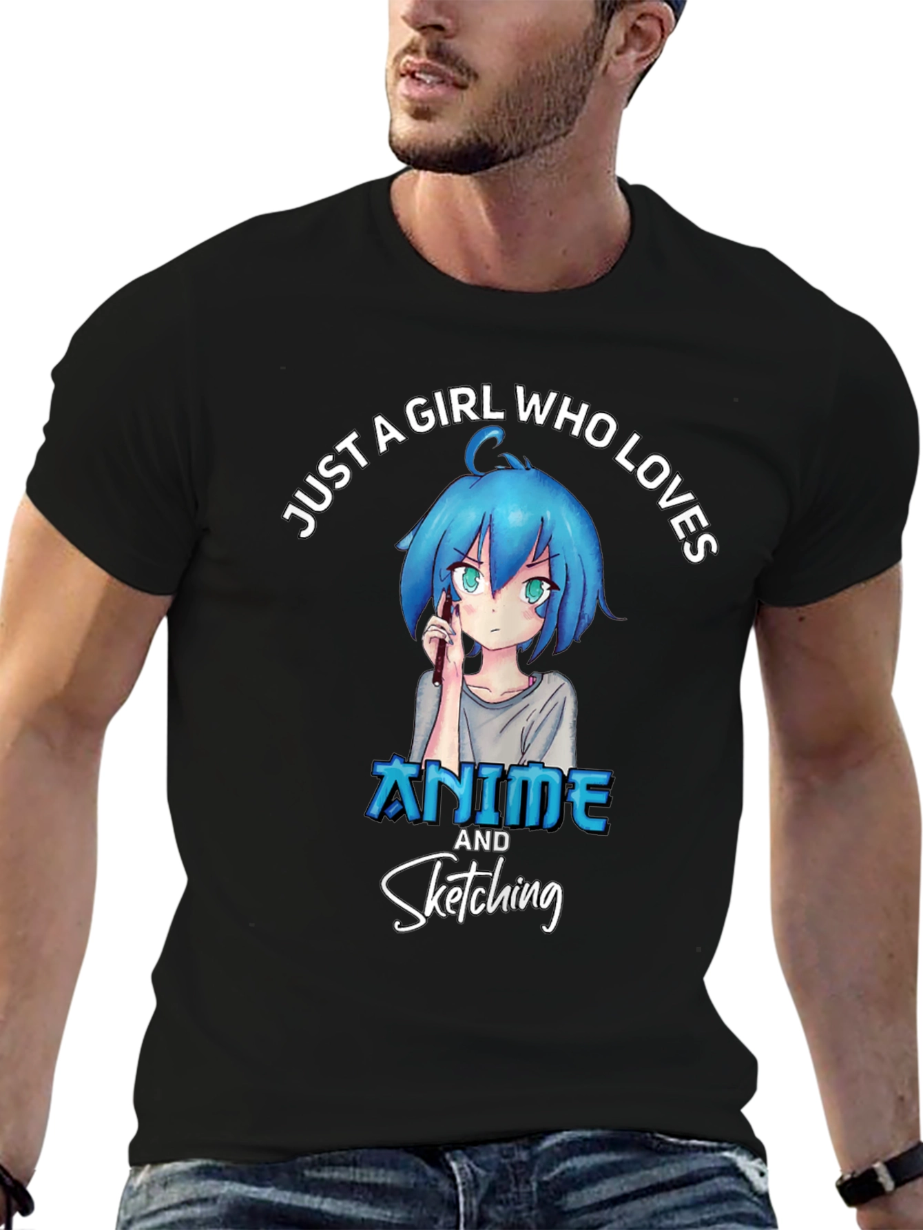 Anime & Sketching Girls T-Shirt
