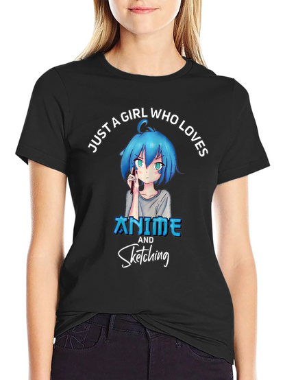 Anime & Sketching Girls T-Shirt