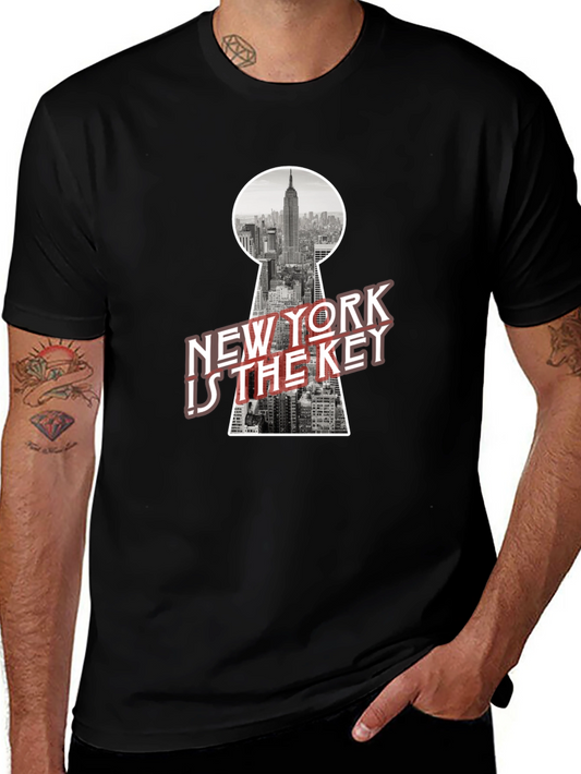 New York City Keyhole Graphic T-Shirt