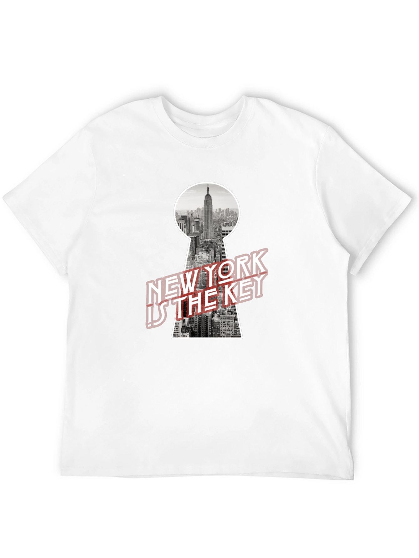 New York City Keyhole Graphic T-Shirt
