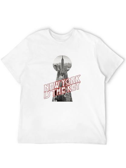 New York City Keyhole Graphic T-Shirt