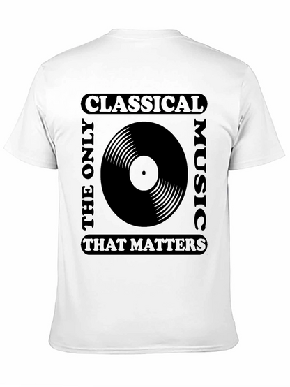 Classical Music Vinyl Record Graphic T-Shirt