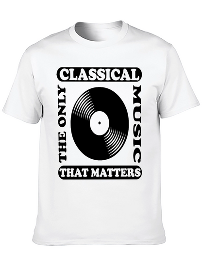 Classical Music Vinyl Record Graphic T-Shirt