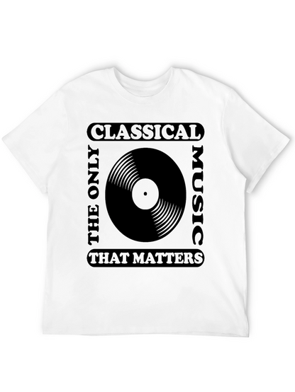 Classical Music Vinyl Record Graphic T-Shirt