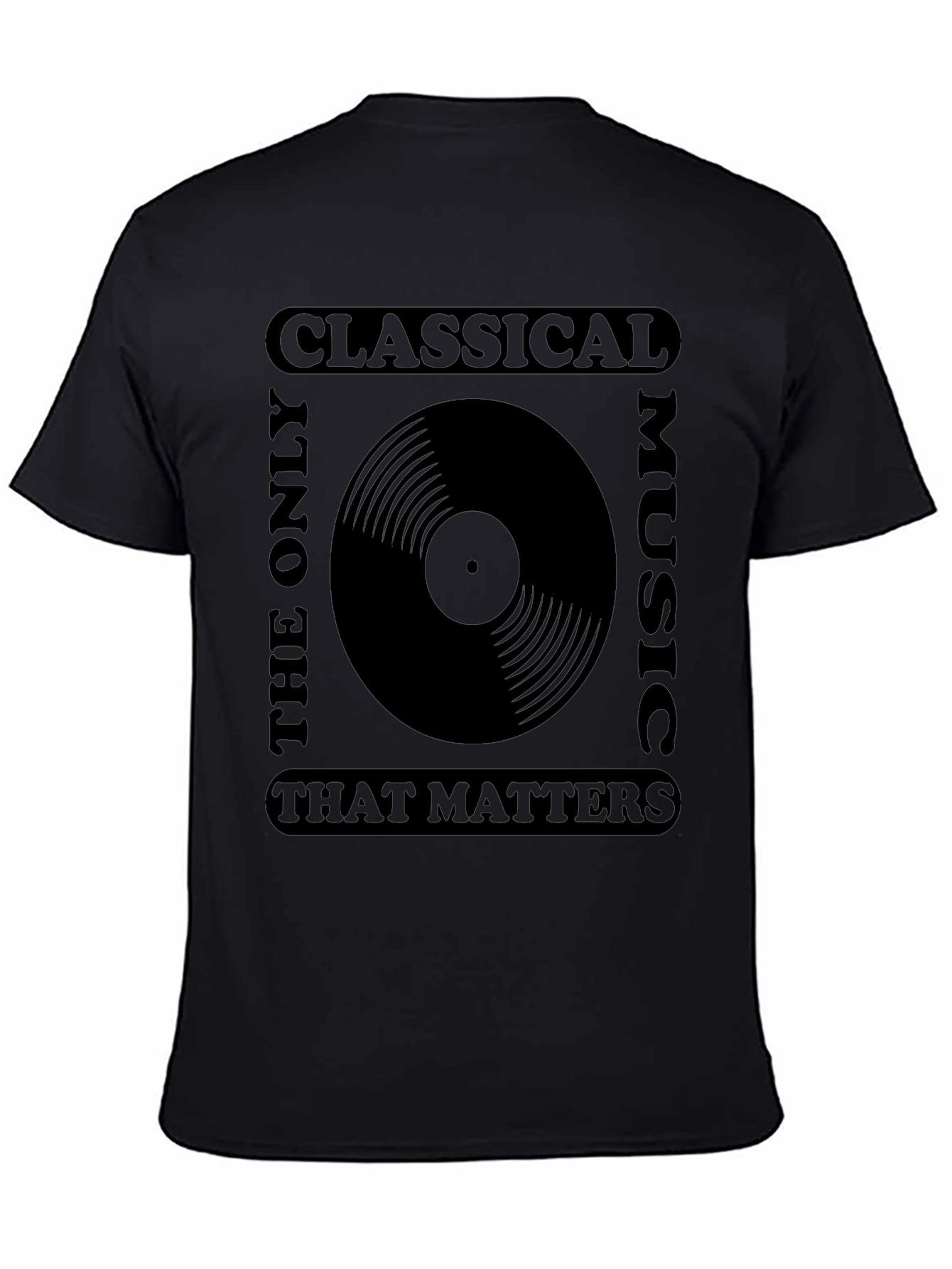 Classical Music Vinyl Record Graphic T-Shirt
