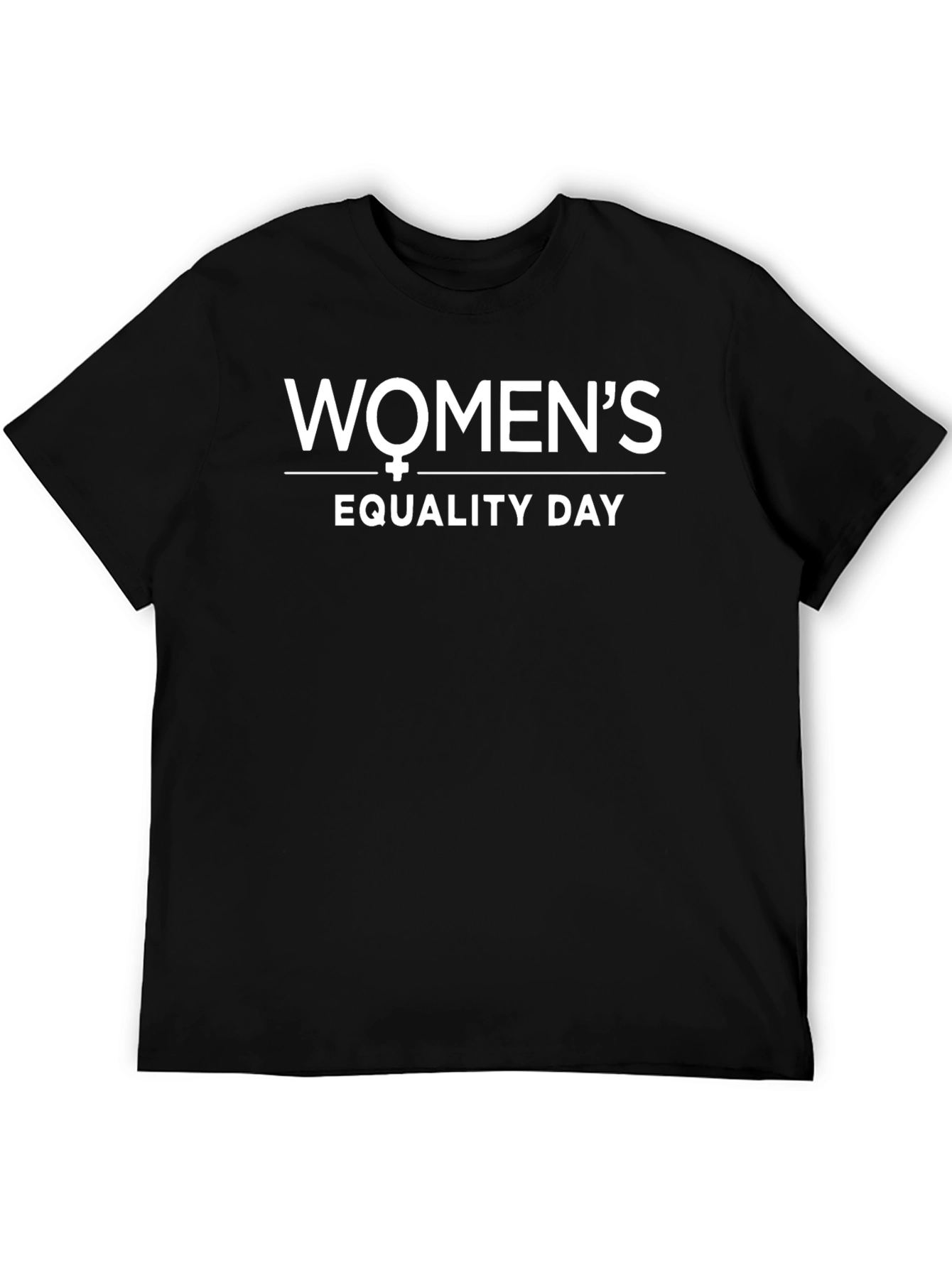 Womens Equality Day Black T-Shirt