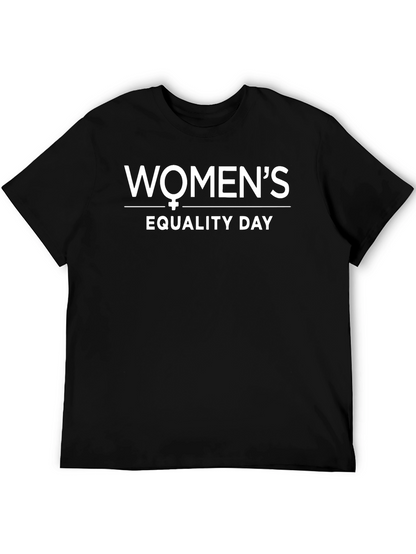 Womens Equality Day Black T-Shirt