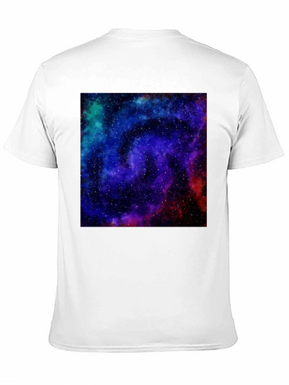 Galaxy Print Black T-Shirt
