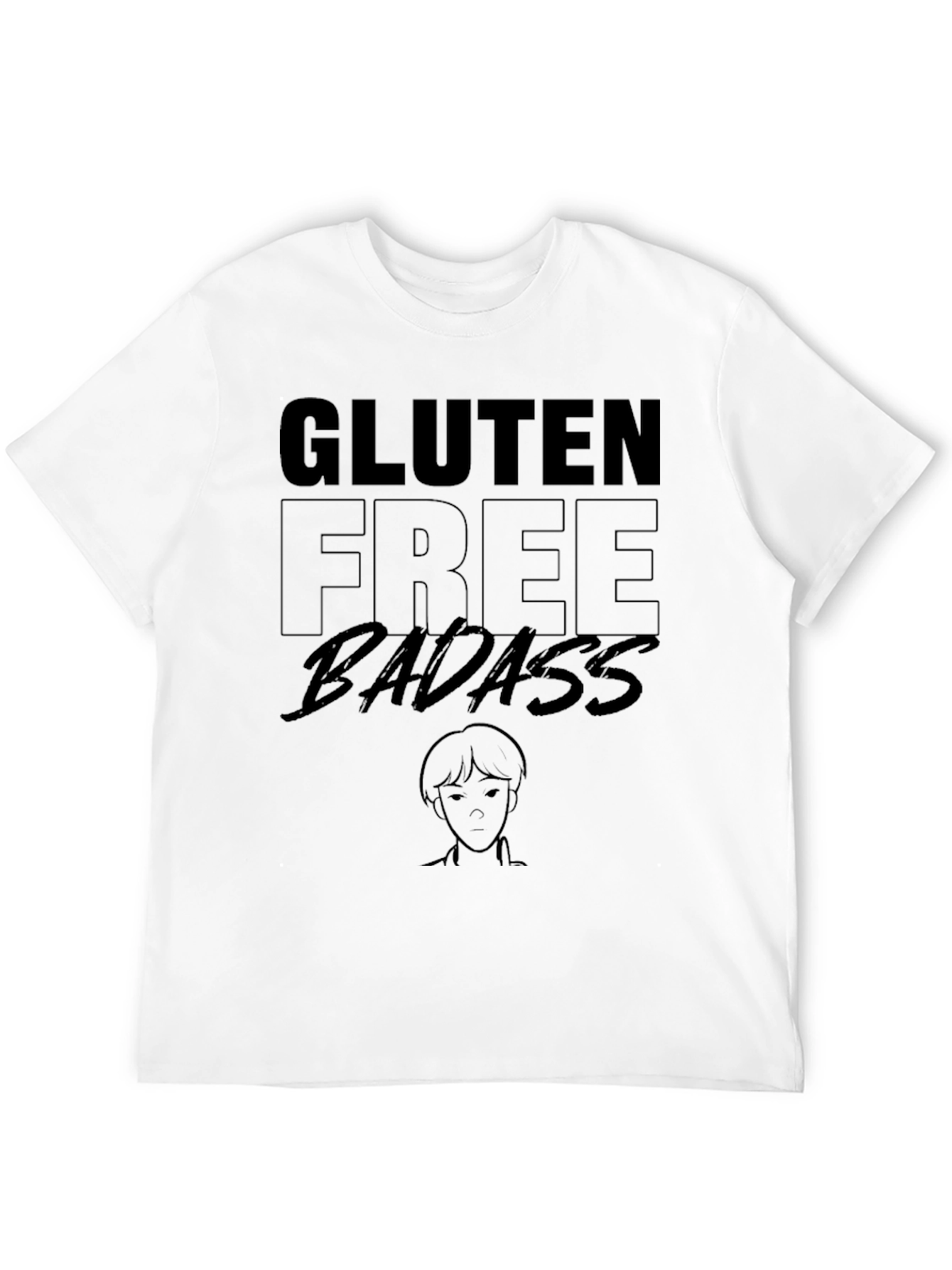 Gluten Free Badass T-Shirt - Quirky Graphic Tee