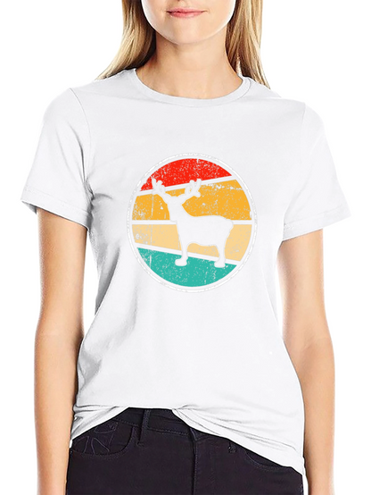 Retro Reindeer Graphic Tee