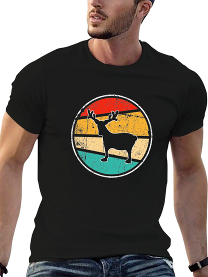 Retro Reindeer Graphic Tee