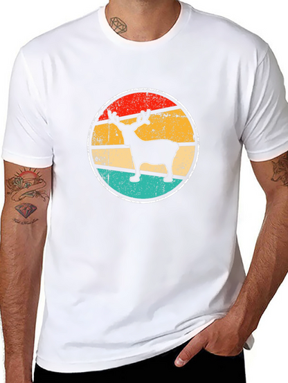 Retro Reindeer Graphic Tee