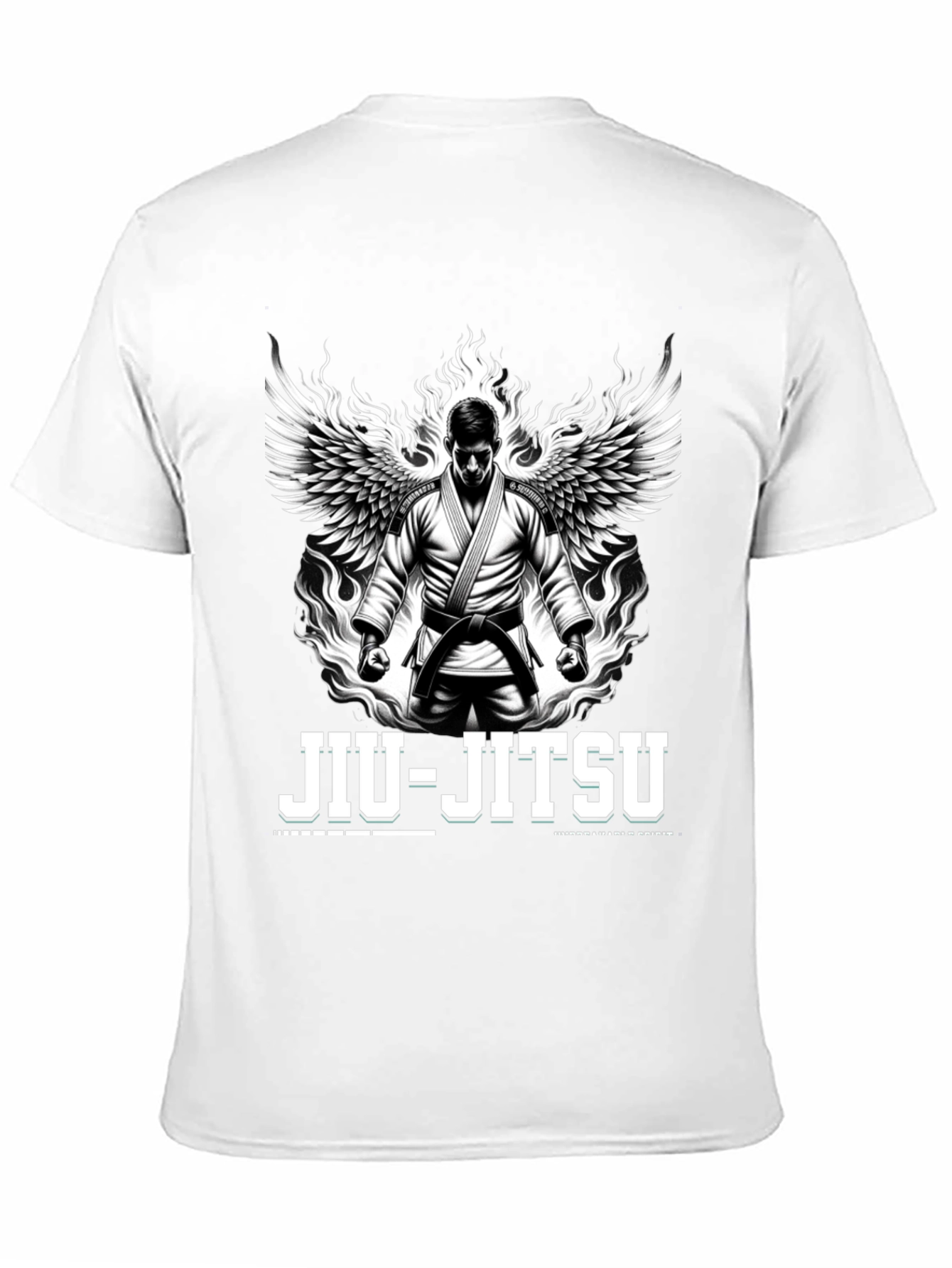 Jiu-Jitsu Winged Fighter Black T-Shirt