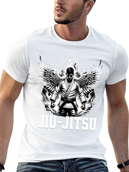 Jiu-Jitsu Winged Fighter Black T-Shirt