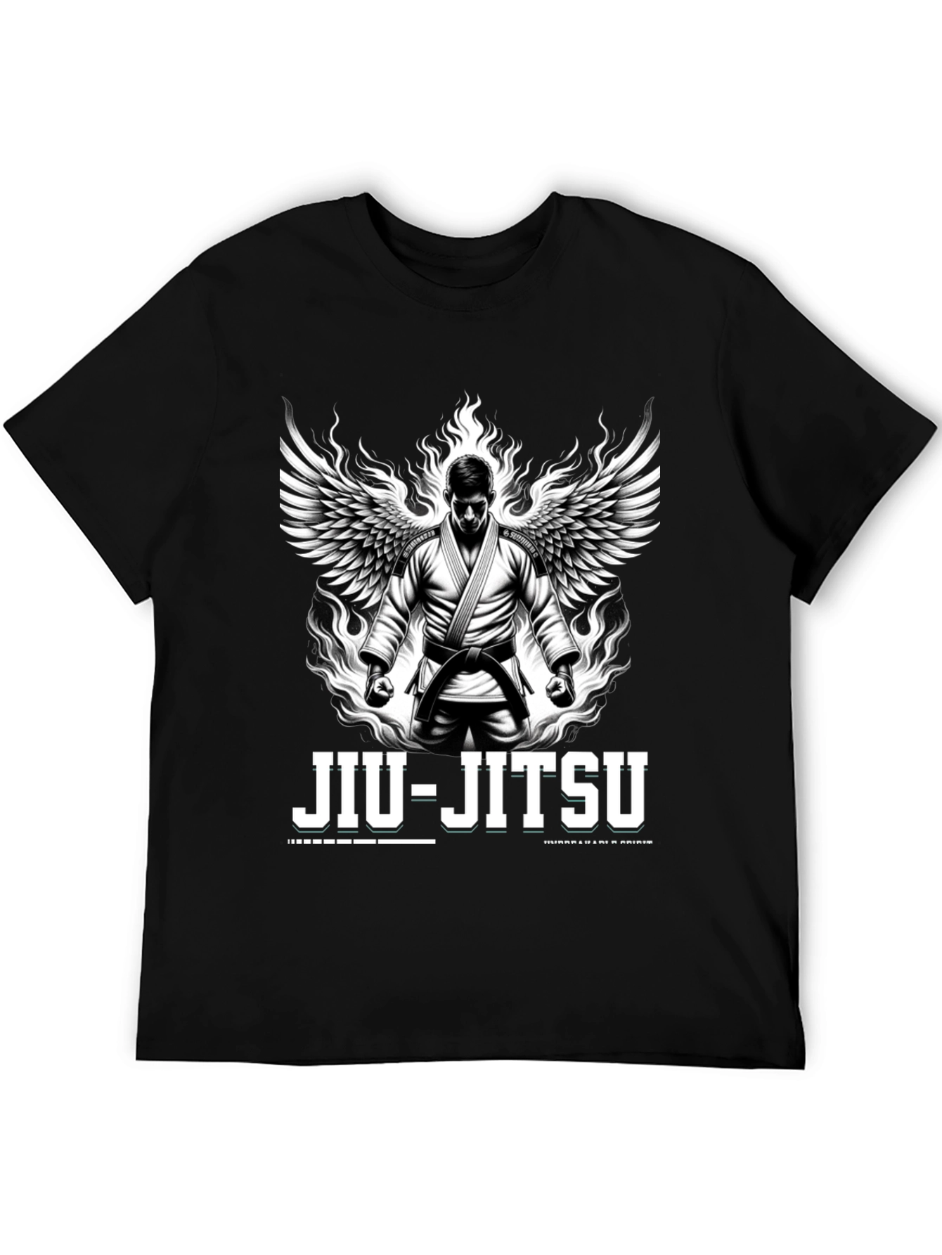 Jiu-Jitsu Winged Fighter Black T-Shirt