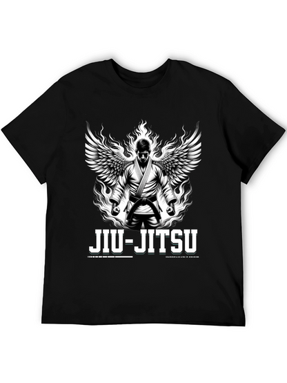 Jiu-Jitsu Winged Fighter Black T-Shirt