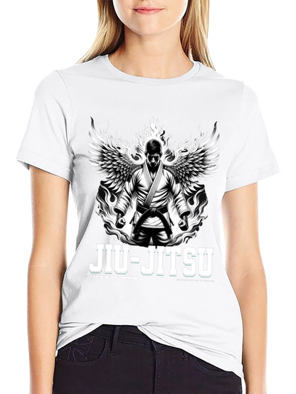 Jiu-Jitsu Winged Fighter Black T-Shirt