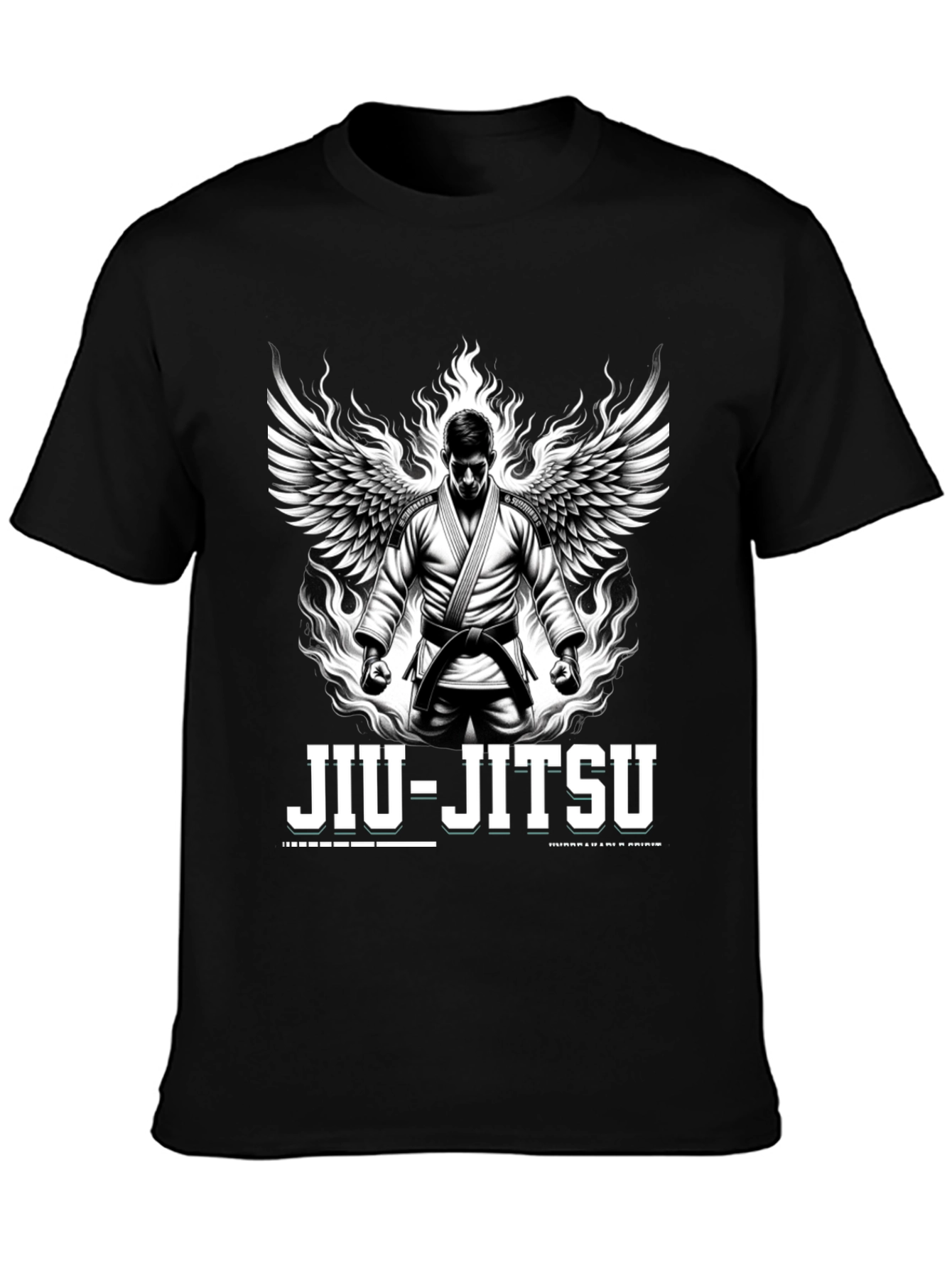 Jiu-Jitsu Winged Fighter Black T-Shirt