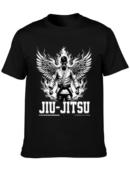 Jiu-Jitsu Winged Fighter Black T-Shirt