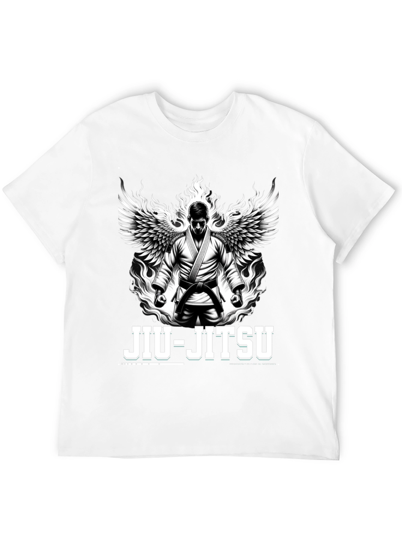 Jiu-Jitsu Winged Fighter Black T-Shirt