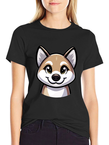 Shiba Inu Graphic Tee - Cute Dog Lovers Shirt