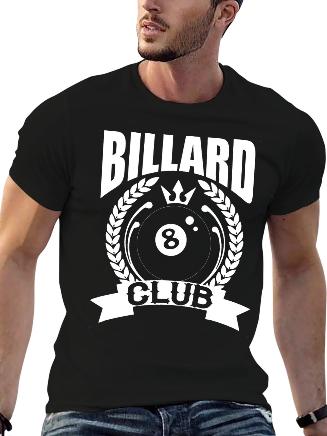 Billiard Club Graphic Tee - Black