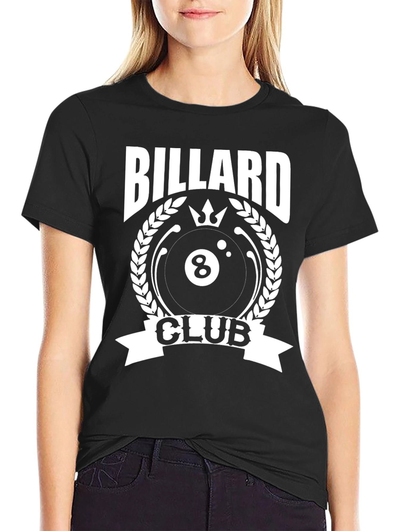 Billiard Club Graphic Tee - Black