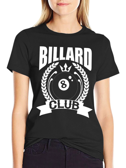 Billiard Club Graphic Tee - Black
