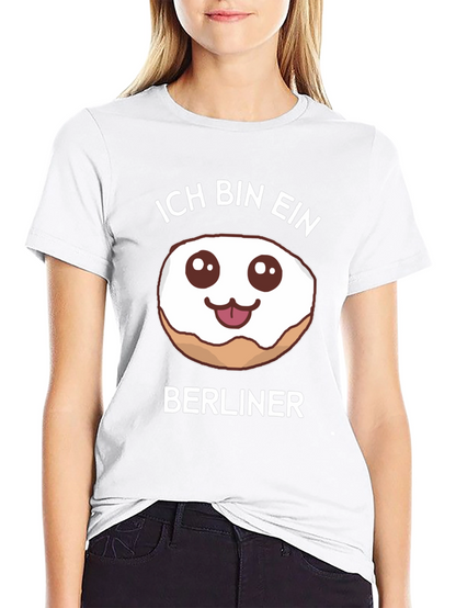 Ich Bin Ein Berliner Donut Graphic T-Shirt