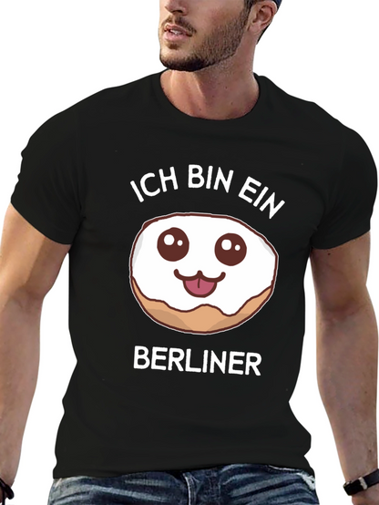 Ich Bin Ein Berliner Donut Graphic T-Shirt