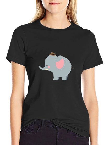 Cute Cartoon Elephant T-Shirt