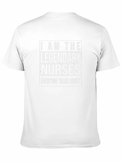 Legendary Nurses T-Shirt - Black Cotton Tee