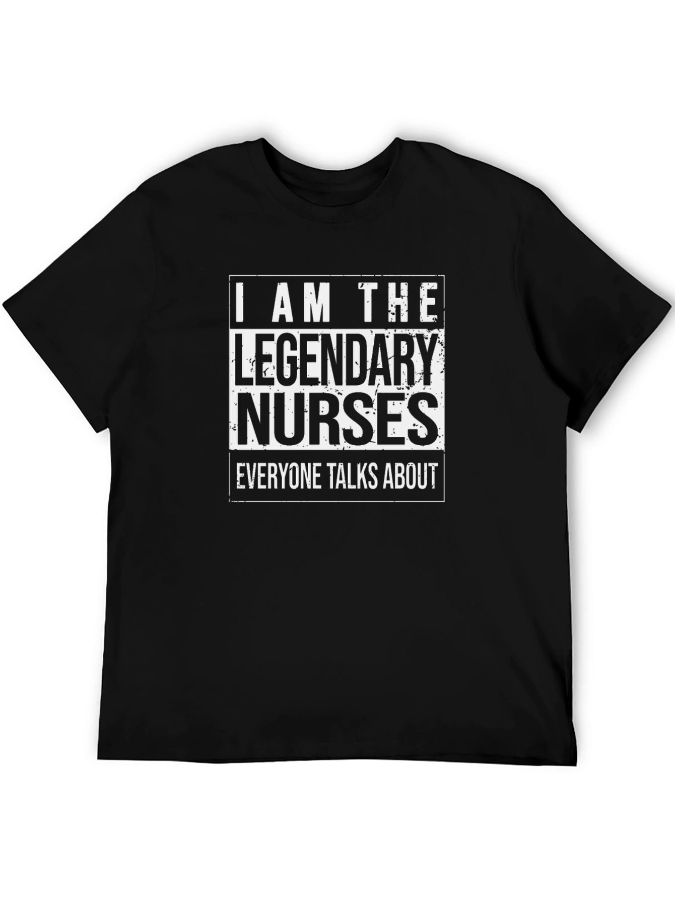 Legendary Nurses T-Shirt - Black Cotton Tee
